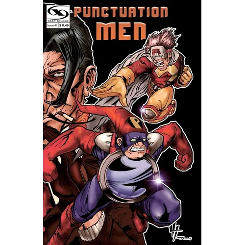 Punctuation Men: Issue #1 - Restored Edition: An Indie Superhero Satire Featuring Heroes Based on Punctuation Marks