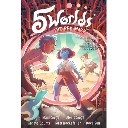 5 Worlds Book 3: The Red Maze: (A Graphic Novel)